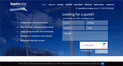 Desktop Screenshot of insurewise.co.uk